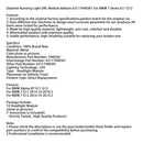 Daytime Running Light DRL Module Ballasts 63117440361 For BMW 7 Series G11 G12