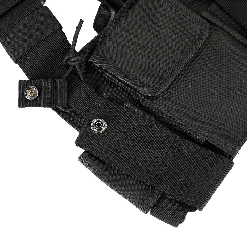 New Tactical Bilateral Chest Harness Bag for Field Operations Radio Universal