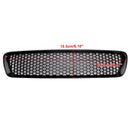 Gloss Black Front Bumper Honeycomb Grille Grill Fit Volvo S40 V50 2004-2007