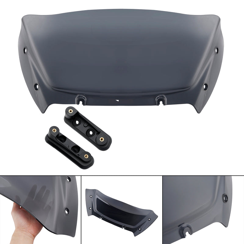 9" Windshield with Bracket fit for Touring Street Glide CVO 117 121 2023-2024