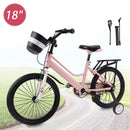 16"/18" Kids Bike for Boys and Girls with auxiliary wheels & Rack & Basket