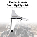 ABS Rear Fender Accents Front Edge Trim For Street Tri Glide 2009-2023