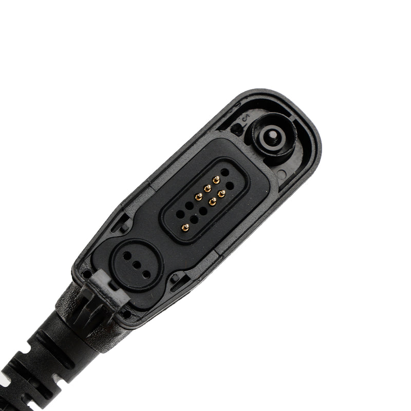 7.1-C7 Rear Mount Plug Tactical Headset 6-Pin U94 PTT For XiR P8200/P8208/P8260