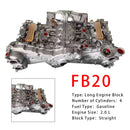 2012 Subaru IMPREZA CROSSTREK 2.0L Engine Assembly Long Engine Block FB20