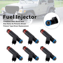 6Pcs Fuel Injector For Jeep TJ 2005-2006 Wrangler 2005-2006 53013690AA