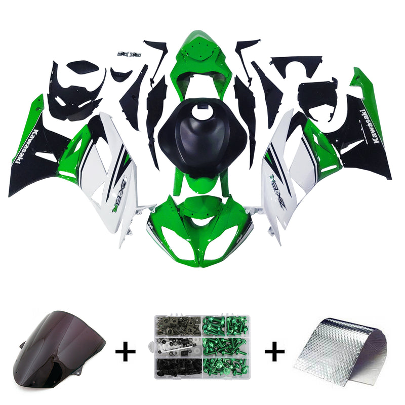 Amotopart Kawasaki ZX6R 636 2009-2012 Fairing Kit Bodywork Plastic ABS