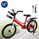 16"/18" Kids Bike for Boys and Girls with auxiliary wheels & Rack & Basket
