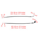 Throttle Cable Wire for Suzuki GSXR1000 2009-2016