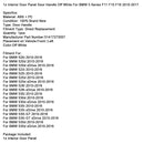 1x Interior Door Panel Door Handle Off White For BMW 5 Series F11 F10 F18 2010-2016