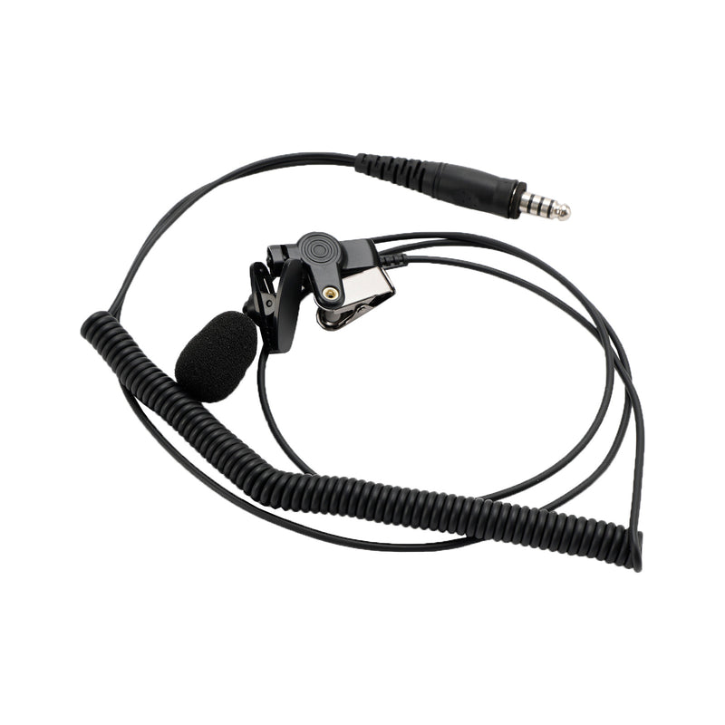 For HYT PD680 PD685 X1E X1P 6-Pin PTT 7.1-A3 Transparent Tube Headset with Mic