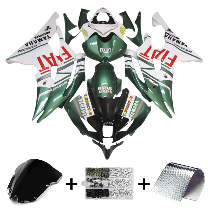 Amotopart Yamaha YZF 600 R6 2008-2016 Fairing Kit Bodywork Plastic ABS