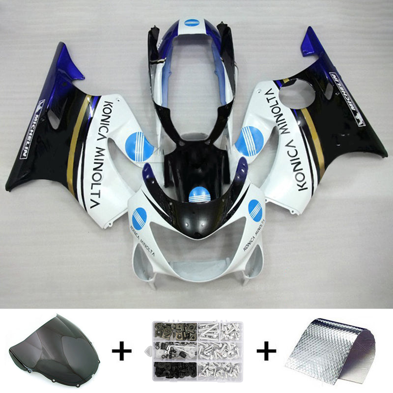 Amotopart Honda CBR600 F4 1999-2000 Fairing Kit Bodywork Plastic ABS