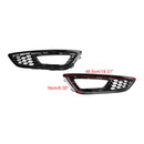 Ford Focus 2015-2017 Pair Front Bumper Fog Light Lamp Cover Bezel Grill
