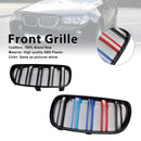 2PCS Gloss Black Front Bumper Grille Grill Fit BMW X3 E83 2007-2010 LCI