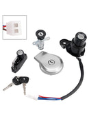 IGNITION KEY SWITCH FEUL CAP SEAT LOCK SET FOR YAMAHA VIRAGO XV 535 500 S 89-04