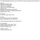 Front Right Door Lock 3C1837016A For Audi Q7 Seat Ibiza Skoda Superb VW