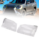2Pcs Front Headlight Lens Shell+Seal Glue For Lexus GX460 2020-2023 US
