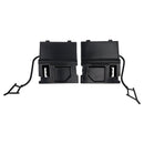 A Pair Car Front Bumper Tow Hook Eye Cover Cap For VW Touarge 2014 - 2018