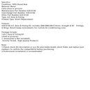 42810100 A/C Hose & Fitting Kit AN6/AN8/AN10 Hoses, Straight & 90° Fittings