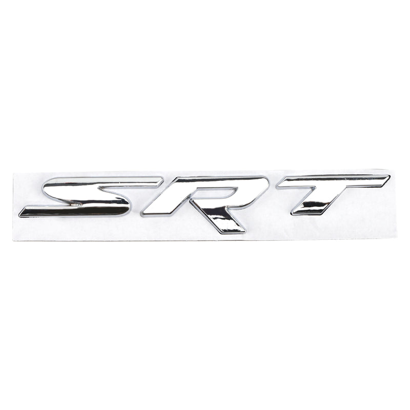 Rear Tailgate SRT Decal Emblem for Challenger Trunk Lid Badge Silver