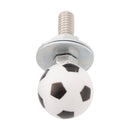 2x Motorcycle Bike Plastic Soccer License Plate Bolt On Screw On Frame Nut