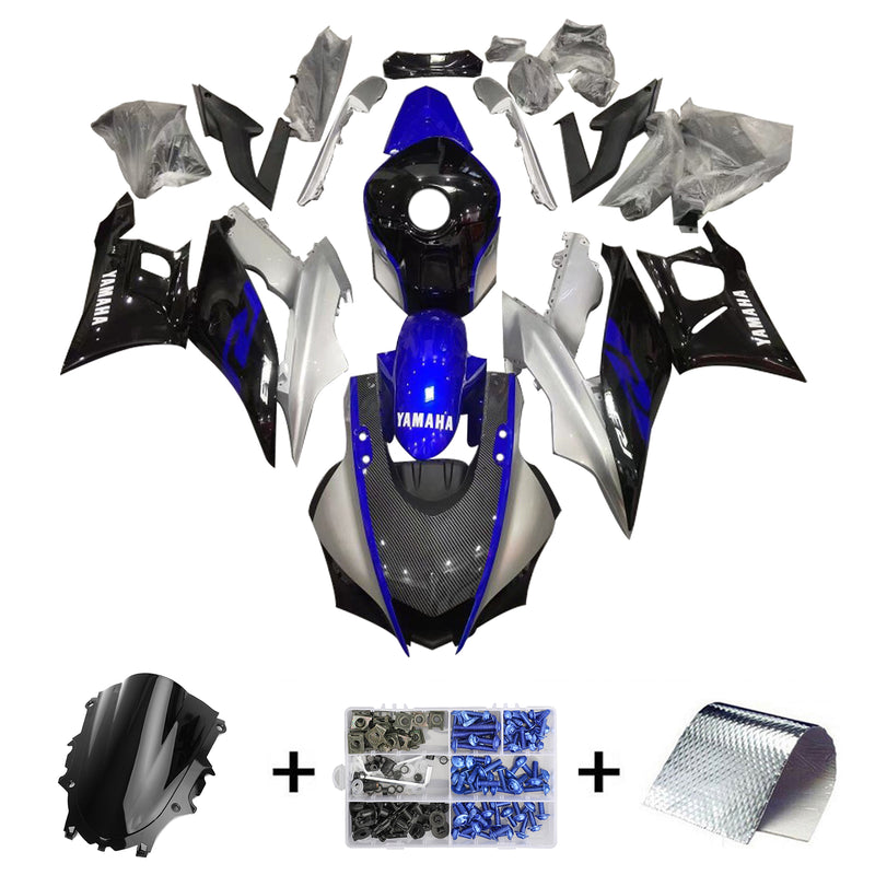 Amotopart Yamaha YZF-R3 R25 2022-2023 Fairing Kit Bodywork Plastic ABS