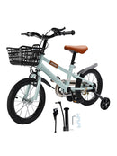 14"/16" Children Bicycle Toddlers Bike with Training Wheels Basket Kickstand