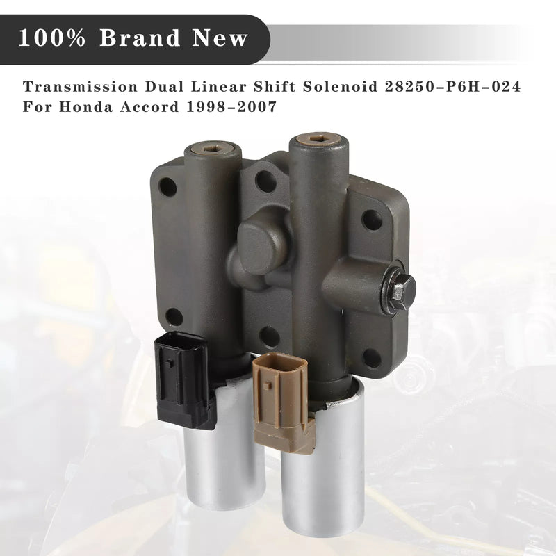 Transmission Dual Linear Shift Solenoid 28250-P6H-024 For Honda Accord 1998-2007