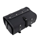 Pu Side Tail Bag Saddlebag Storage Pannier Luggage For Scooter Motorcycle Black