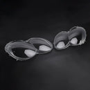 2Pcs Headlight Shell Lens Cover+Glue For Benz W230/R230 SL500 SL600 2003-08