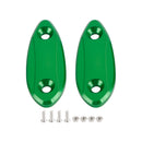 CNC Black Mirror Block Off Plates For Kawasaki Ninja 250 / 300 / 400 / 650 13-22