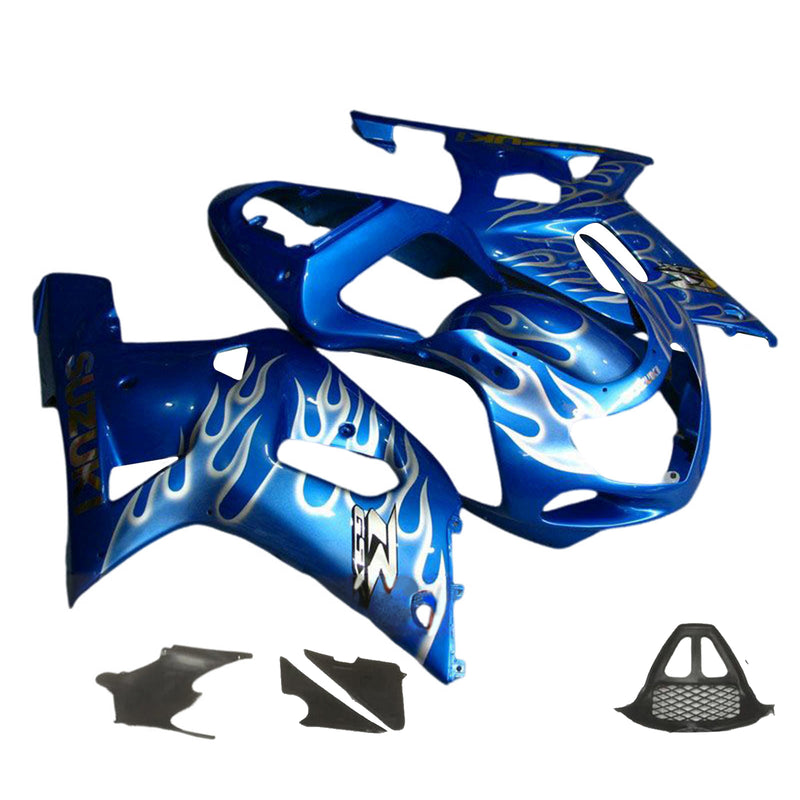 Amotopart Suzuki GSXR1000 2000-2002 K1 K2 Fairing Kit Bodywork Plastic ABS