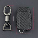 Leather Silicone Car Key Case Cover With Buckle For Toyota Camry
