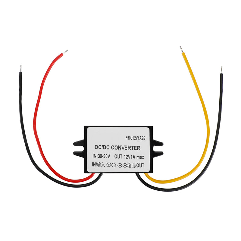 WaterProof 30-90V to 12V 1-30A Step Down DC/DC Power Converter Regulator