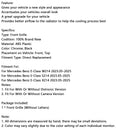 Front Bumper Grille Grill Fit Mercedes-Benz E-Class W214 S214 X214 2024+