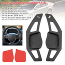 Steering Wheel Paddle Shifter Extension For Kia Forte Cadenza Aluminium Black