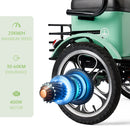 400W 48V 12A Elder Electric folding trike 3 wheel e-bike with Rear Seat