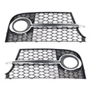 Chrome Front Bumper Fog Light Grille Fit Audi TT MK2 S-Line TTS 2011-14