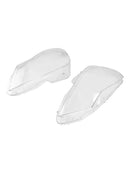 2PCS Front Headlight Lens Cover LampShade For Mercedes Benz C W204 2011-2015