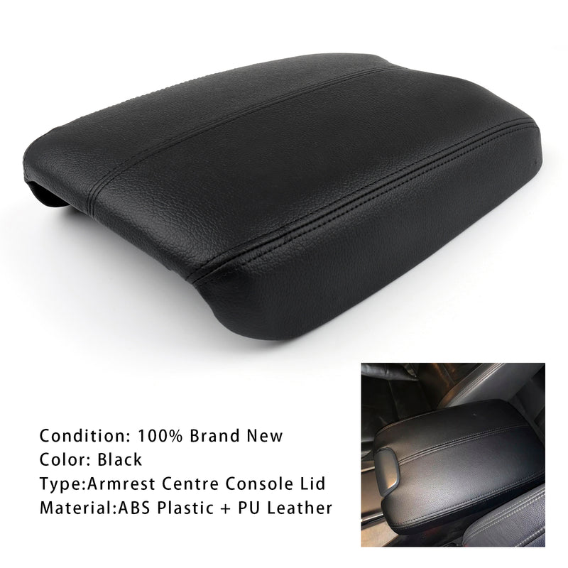 Black Leather Armrest Centre Console Lid For Honda Accord 2008-2012