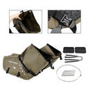 Side Tail Bag Saddlebag Color Matching Luggage 86L Green For Scooter Motorcycle