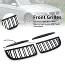 2004-2007 Fit BMW E90 Sedan Wagon 320i Front Kidney Double Slat Grille Black