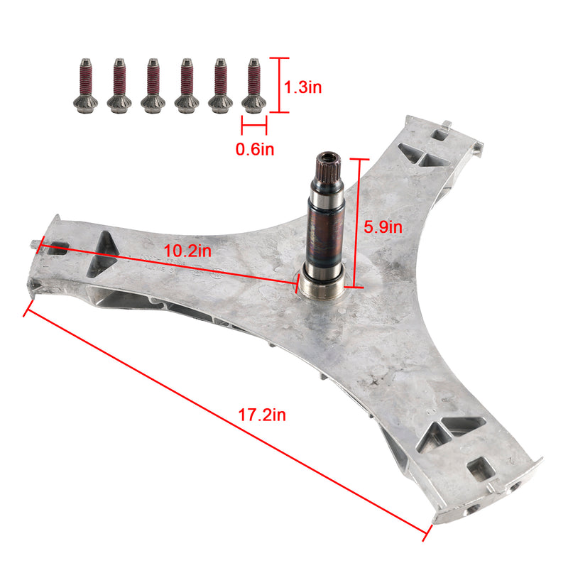 Washer Flange Shaft Assembly for Samsung DC97-16509B DC60-40137A DC69-00804A