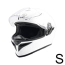 DOT Motorcycle Helmet Adult Street Full Face White