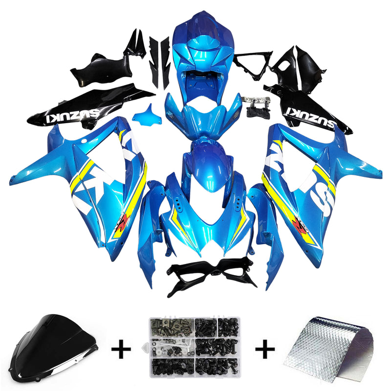 Suzuki GSXR 600/750 2008-2010 K8 Fairing Kit Bodywork Plastic ABS