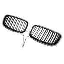 2009-2014 For BMW X6 M (E71) Gloss Black Front Bumper Kidney Grill Grille 51137307599 51137307600