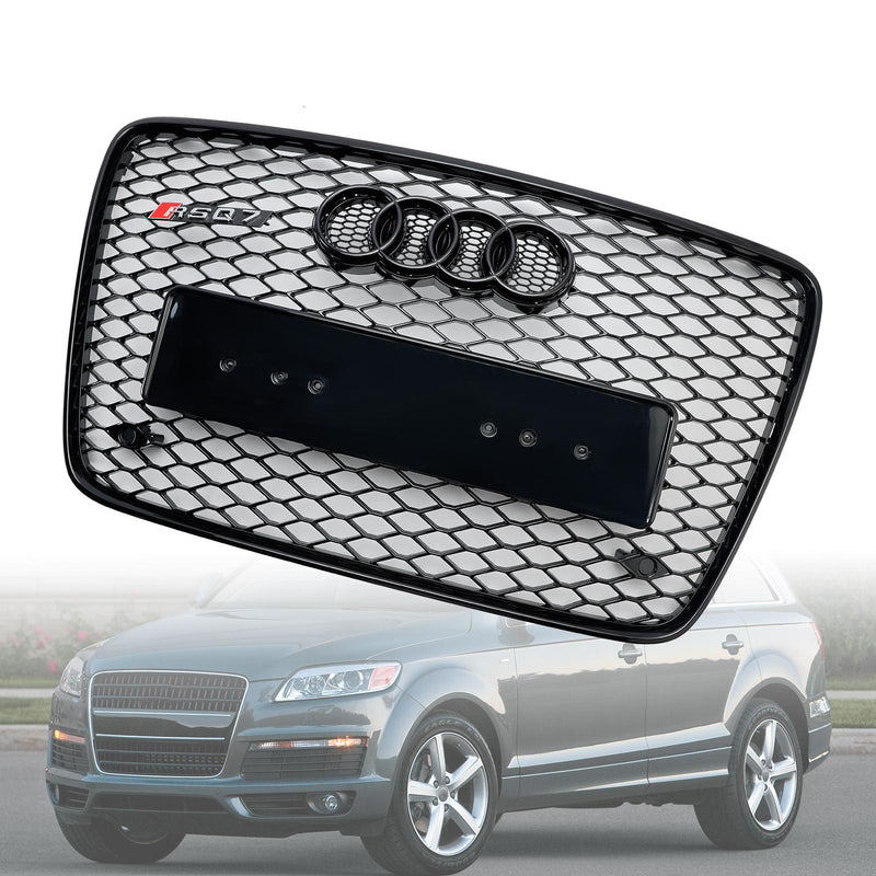 05-15 Audi Q7 SQ7 Gloss Black Front Bumper Radiator Vent Mesh Grille Grill