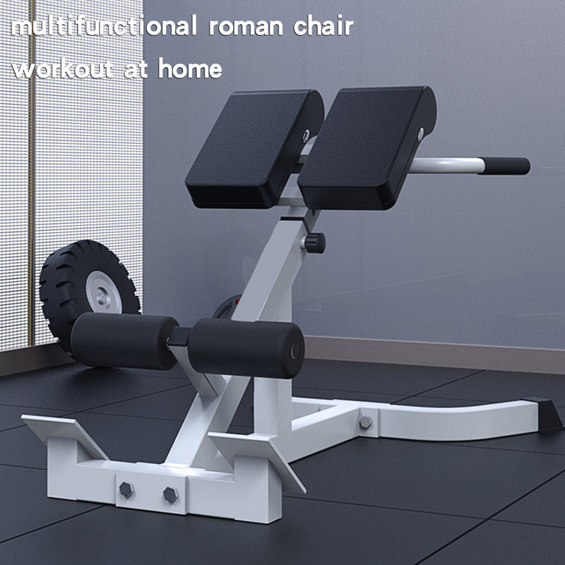 Adjustable Roman Chair Back Extension Exercise Bench Back Training Supine Board