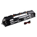 Black Front Bumper Grille Grill Fit Toyota Tacoma 2024+ With Led & Light Bar