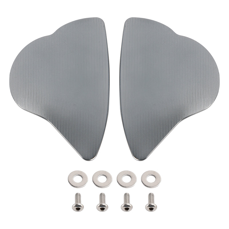 CNC Aluminum Mirror Block Off Plates For Yamaha YZF-R6 YZF-R7 2017-2024